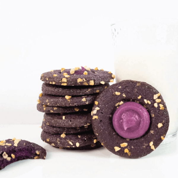 Ube Filled Cookies - dla-naturals