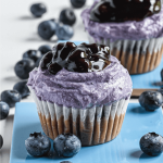 Vegan Gluten Free Blueberry Cupcake Main