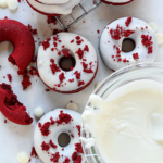 Red Velvet and white Chocolate Donuts (1)