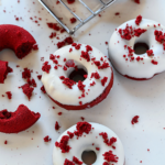 Red Velvet and white Chocolate Donuts (4)